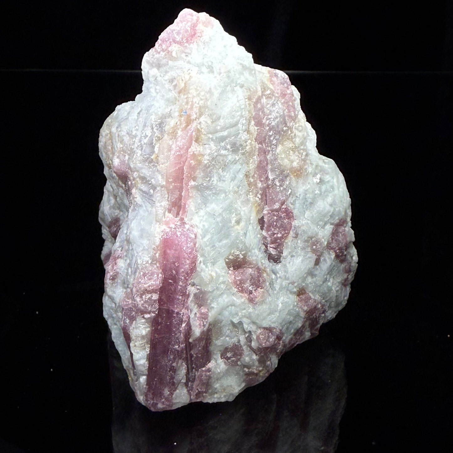 Pink Tourmaline in Quartz