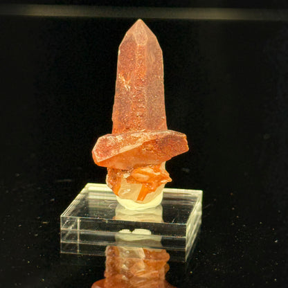Hematite Quartz Point