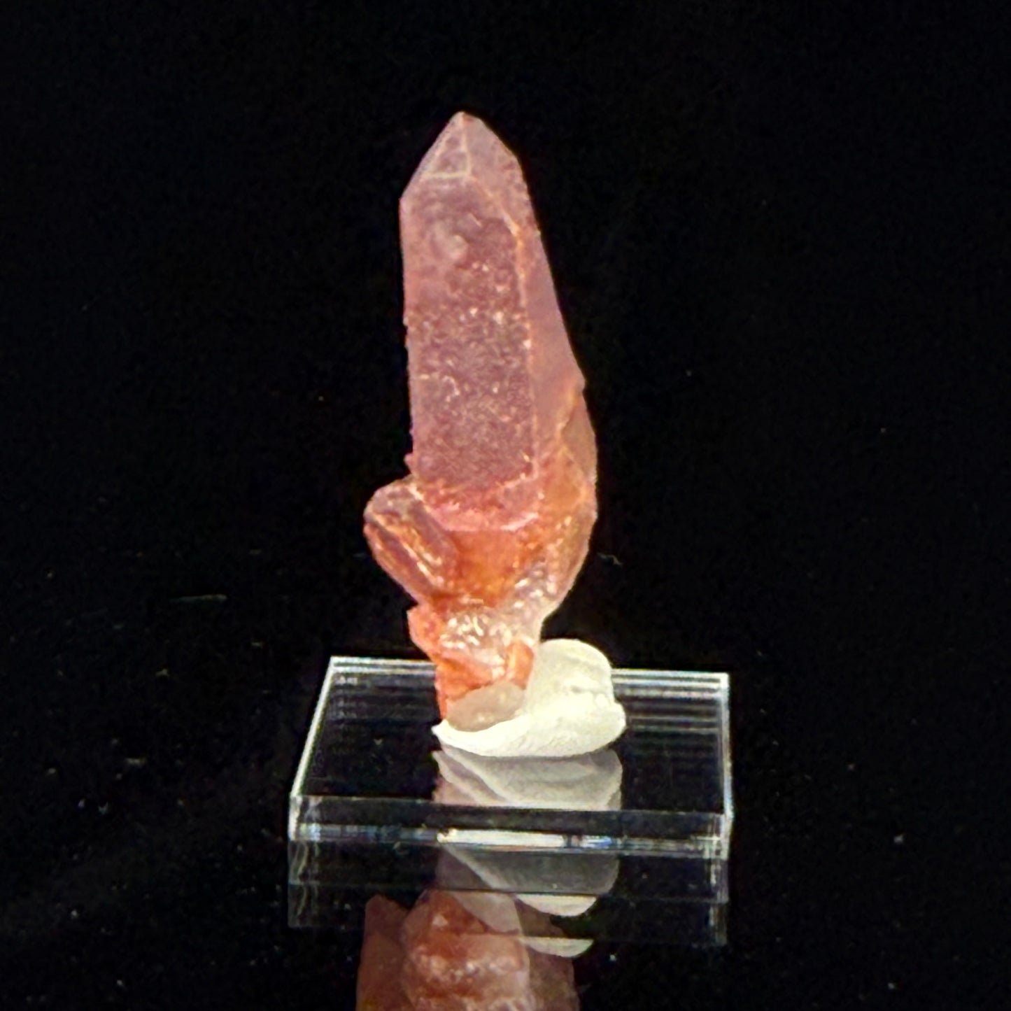 Hematite Quartz Point