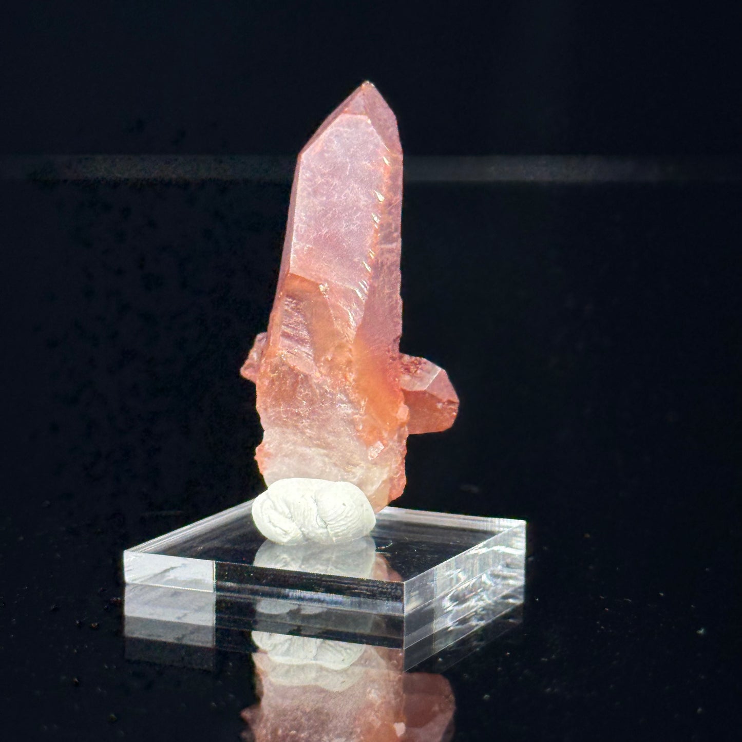 Hematite Quartz Point