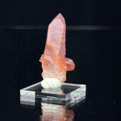 Hematite Quartz Point