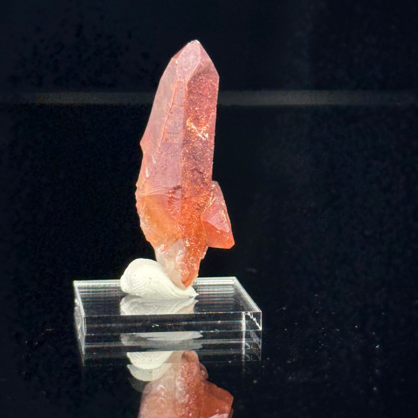 Hematite Quartz Point