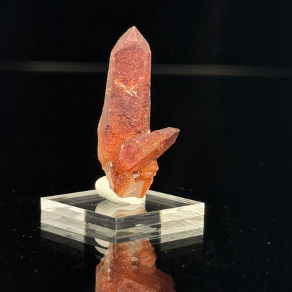 Hematite Quartz Point